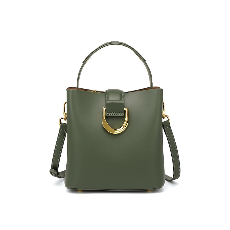genuine leather crossbody messenger bag, view 2 - MRSLM