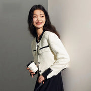 slim fit contrast color jacket, view 3 - MRSLM