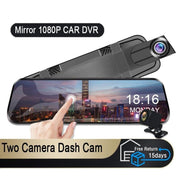 rearview mirror dash cam, view 5 - MRSLM