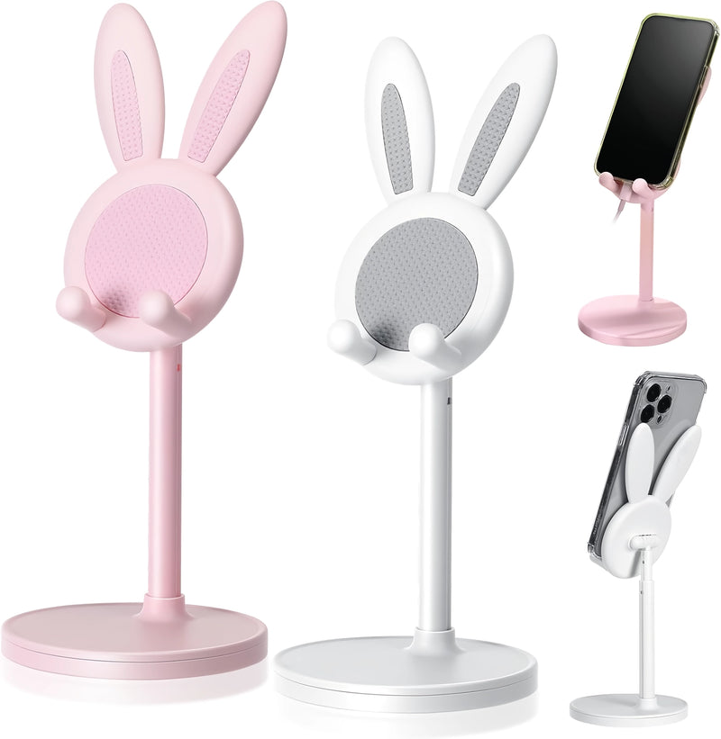 bunny desktop phone holder stand, view 10 - MRSLM