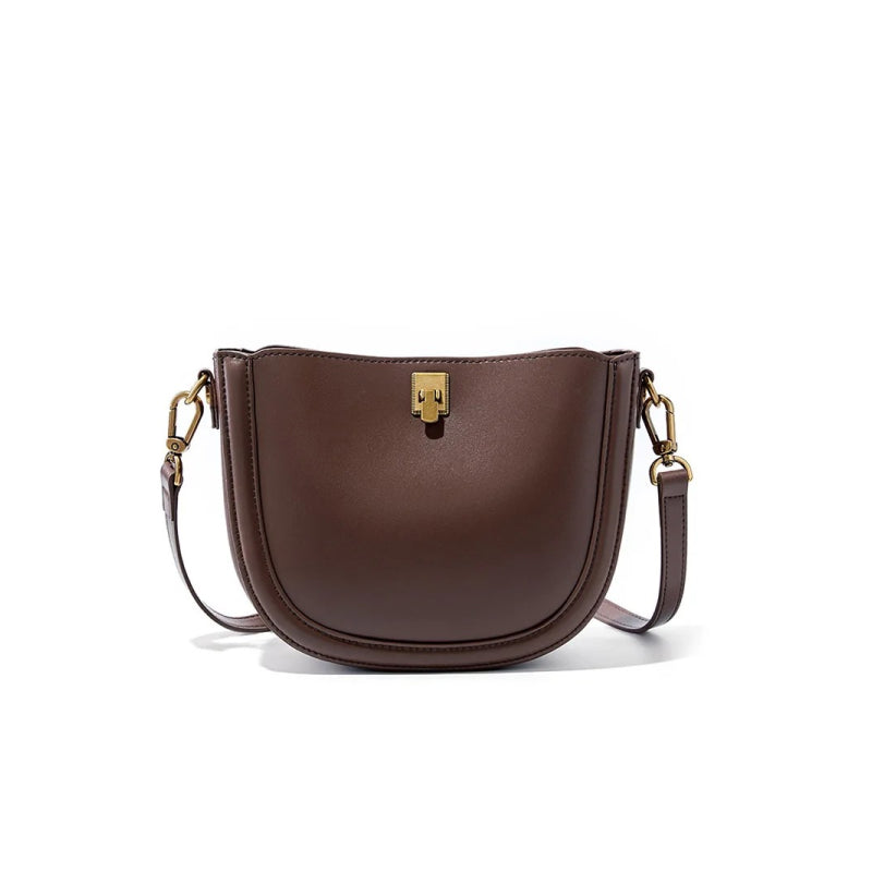 soft genuine leather crossbody bag, view 2 - MRSLM