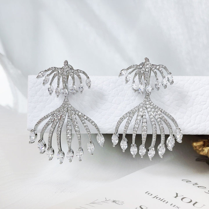 Fashion Smart Sea Jellyfish Tassel Earrings