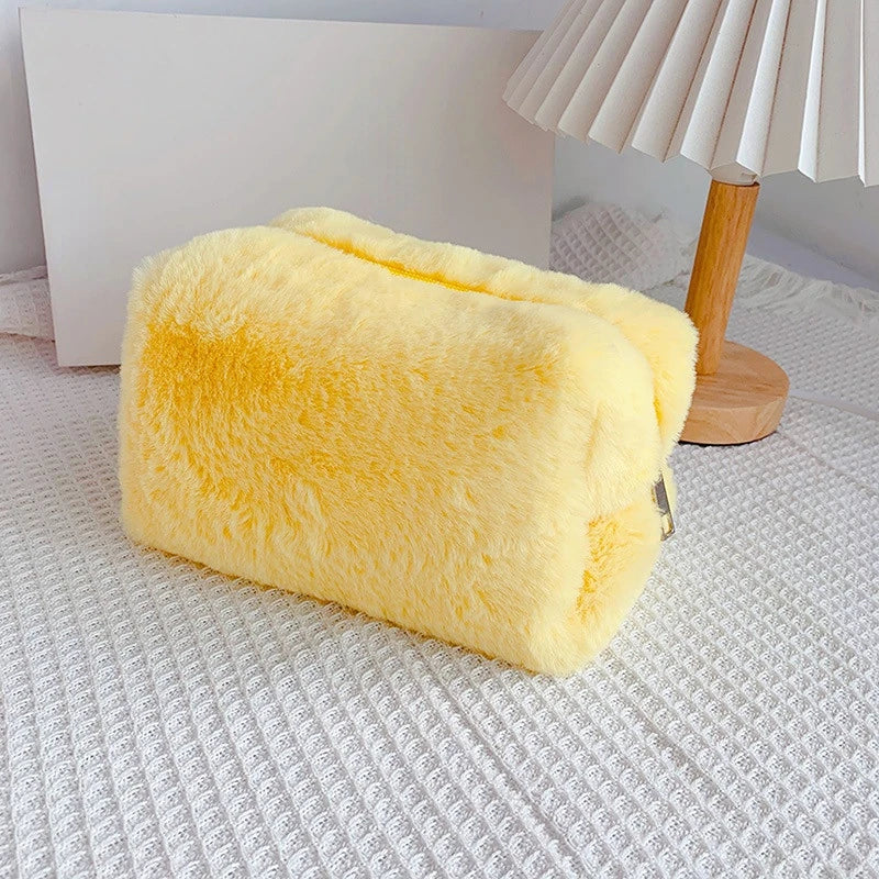 soft plush makeup bag, view 5 - MRSLM