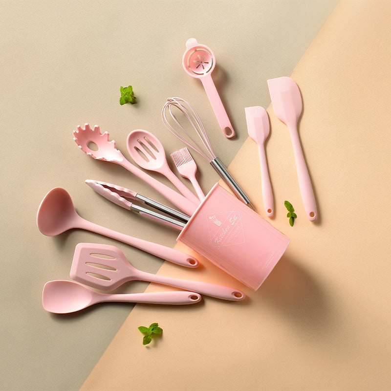 silicone kitchen utensils set, view 6 - MRSLM