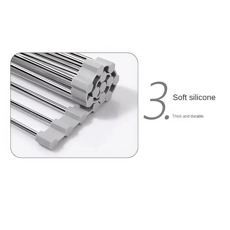 stainless steel sink draining rack, view 13 - MRSLM