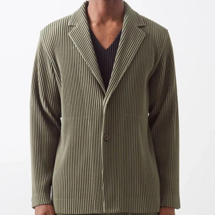Men's pleated suit blazer - MRSLM