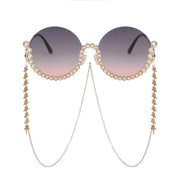 rhinestone round sunglasses, view 12 - MRSLM