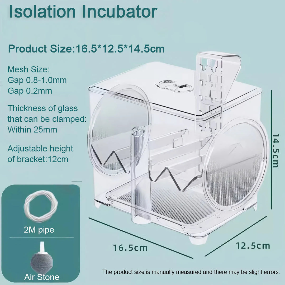 Wall-Mounted Fish Tank Isolation Hatchery