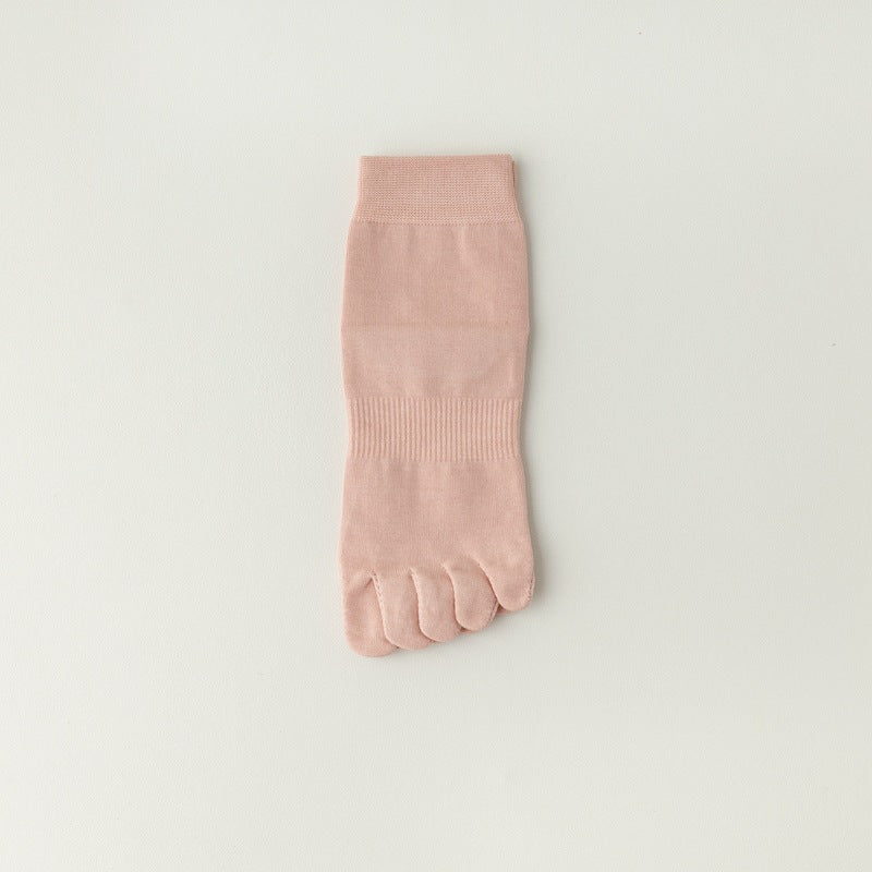 women's cotton toe socks, view 11 - MRSLM