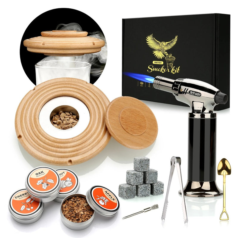 cocktail smoker kit with torch, view 9 - MRSLM