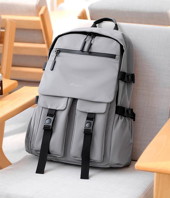 Backpack Men's Casual Waterproof Travel Computer Bag Large Capacity Student Schoolbag Women