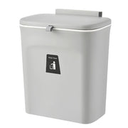wall mounted slide cover trash can, view 2 - MRSLM
