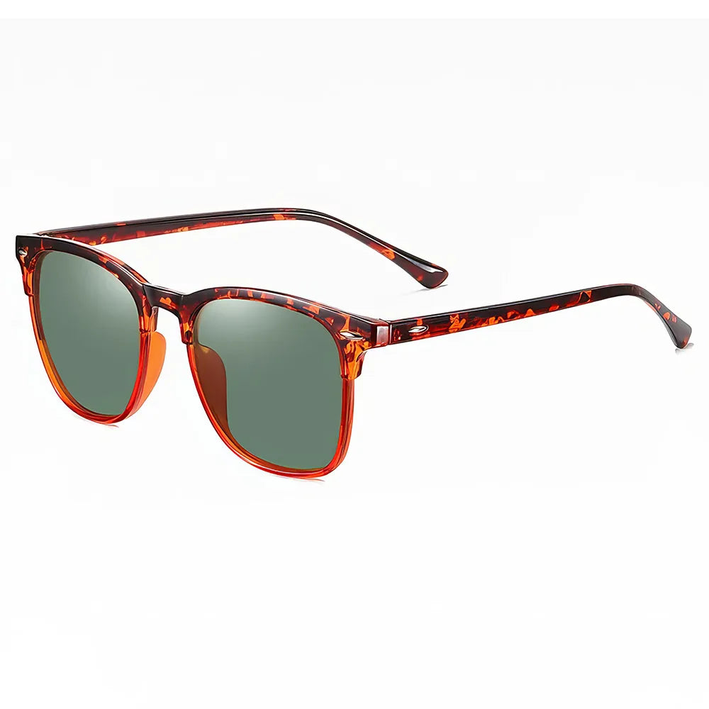 Retro Square Polarized Sunglasses for Men