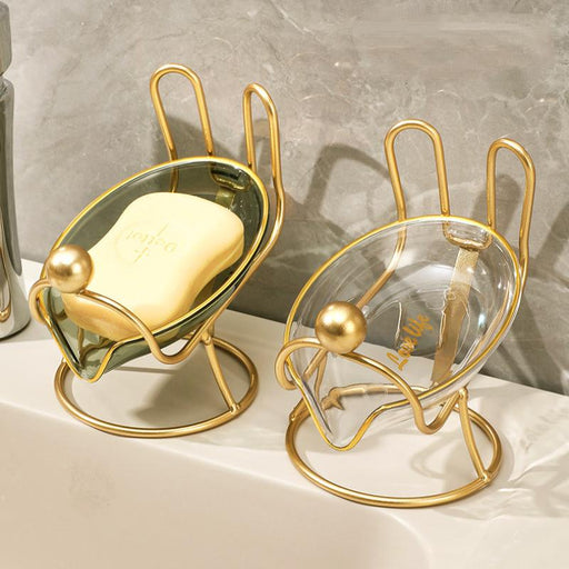 rabbit-shaped soap dish with drainage - MRSLM