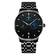 men's steel band quartz watch, view 2 - MRSLM