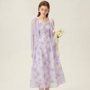 Floral sleeveless summer dress - MRSLM