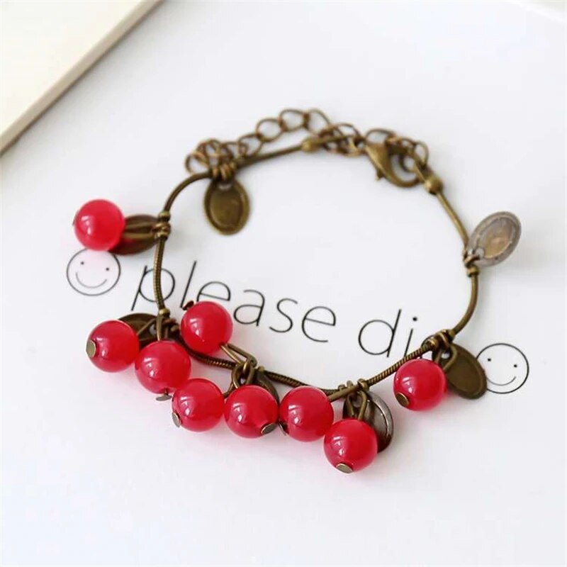 cherry coin bangle, view 2 - MRSLM