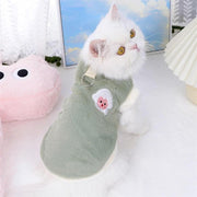 soft fleece vest for cats and small dogs, view 2 - MRSLM