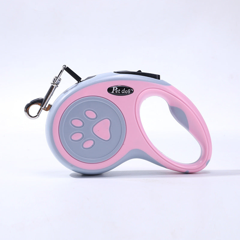 retractable nylon dog leash, view 3 - MRSLM