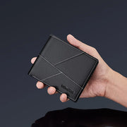 men's ultra-thin leather wallet, view 7 - MRSLM