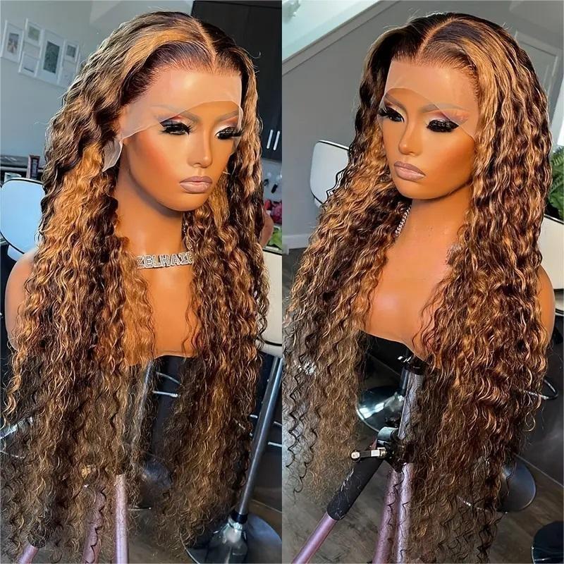 water wave lace front wig, view 2 - MRSLM