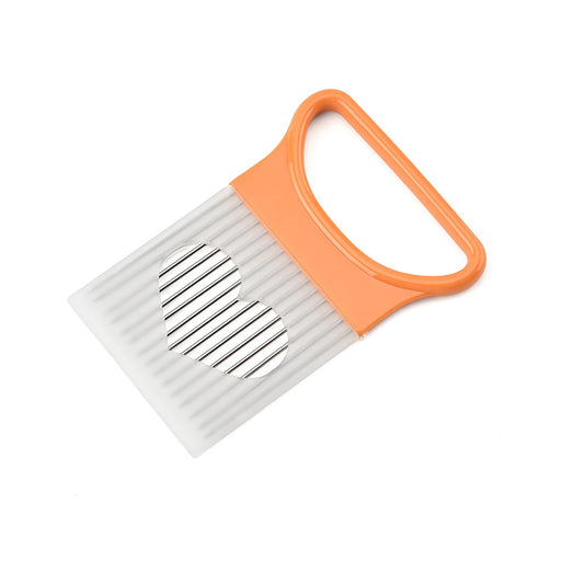 stainless steel hands-free vegetable slicer, view 3 - MRSLM