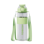 800ml insulated glass water bottle with tea filter - MRSLM