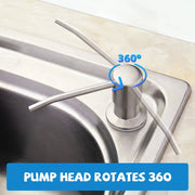 stainless steel kitchen sink soap dispenser, view 6 - MRSLM