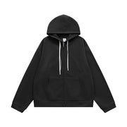 double zip up hoodie jacket, view 2 - MRSLM