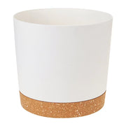 matte plant pots with drainage, view 4 - MRSLM
