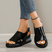 women's summer wedge sandals, view 3 - MRSLM