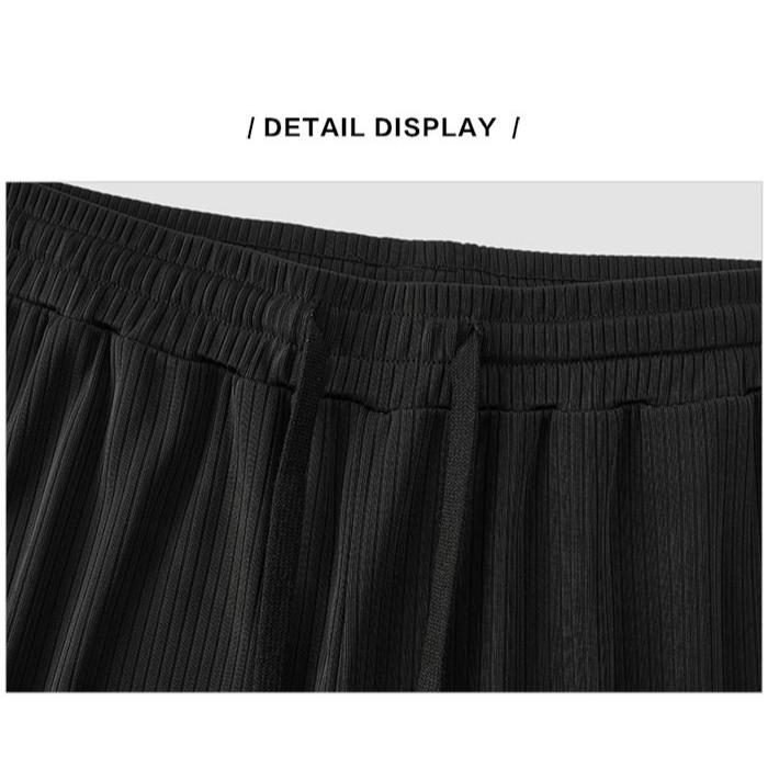 wide-leg drawstring trousers, view 11 - MRSLM