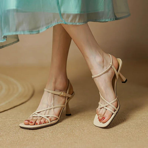 elegant high heel sandals for women - MRSLM