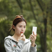 portable travel makeup mirror with comb, view 7 - MRSLM