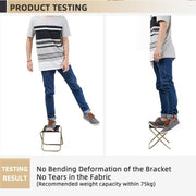 folding camping stool, view 7 - MRSLM