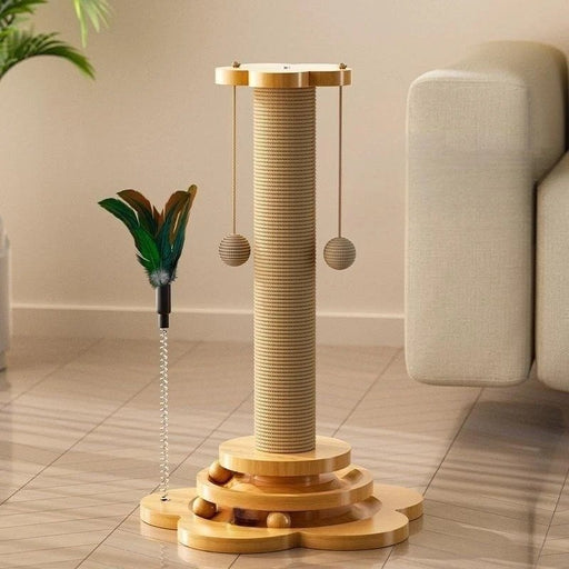 durable wooden cat turntable - MRSLM
