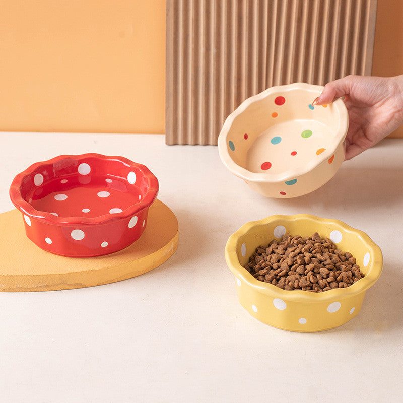 creative ceramic pet feeder, view 7 - MRSLM