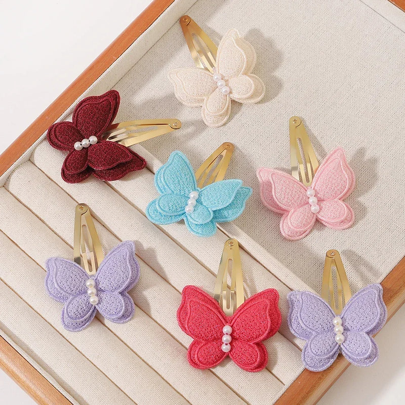 2pcs butterfly hair clips for girls, view 13 - MRSLM