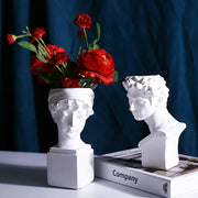 retro white statue pen holder, view 6 - MRSLM