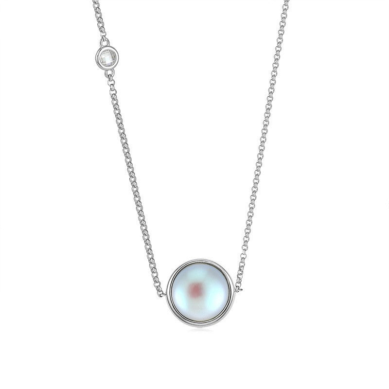 S925 silver planet necklace, view 4 - MRSLM