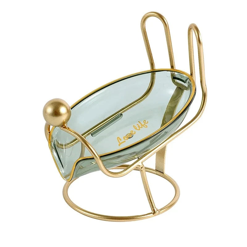 rabbit-shaped soap dish with drainage, view 9 - MRSLM