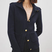 Women's wool cashmere blend cardigan - MRSLM