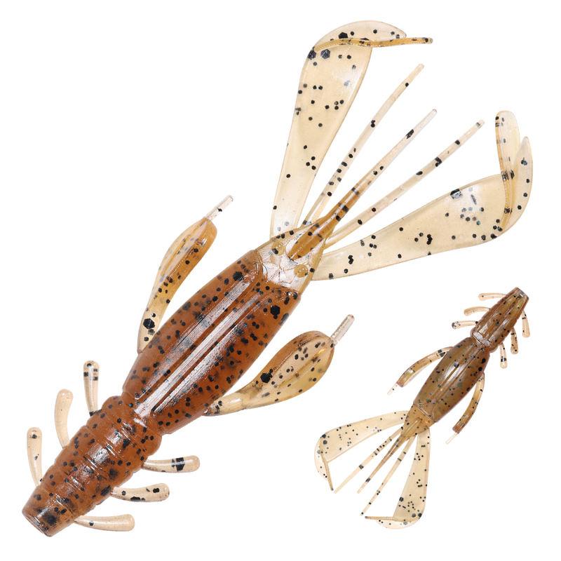 soft shrimp silicone fishing lure, view 7 - MRSLM