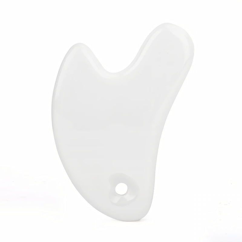 ceramic gua sha face massager, view 3 - MRSLM
