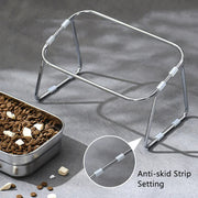 non-slip stainless steel cat bowl, view 8 - MRSLM