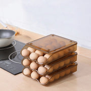stackable self-rolling egg storage box - MRSLM