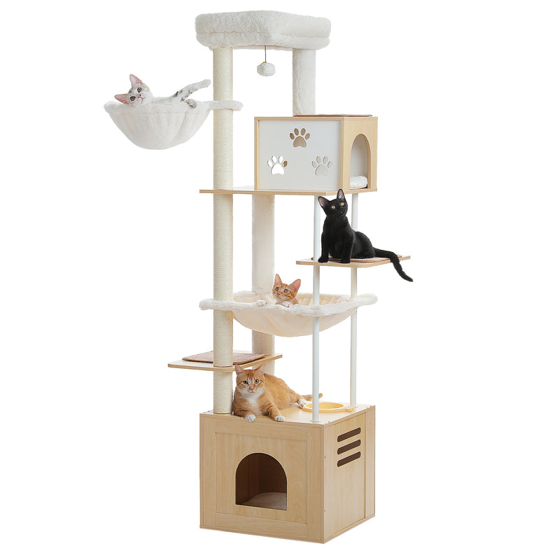 large multi-level cat tree, view 3 - MRSLM