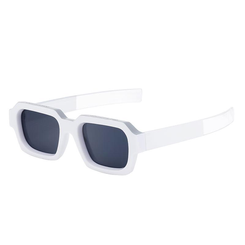 retro rectangle sunglasses, view 6 - MRSLM