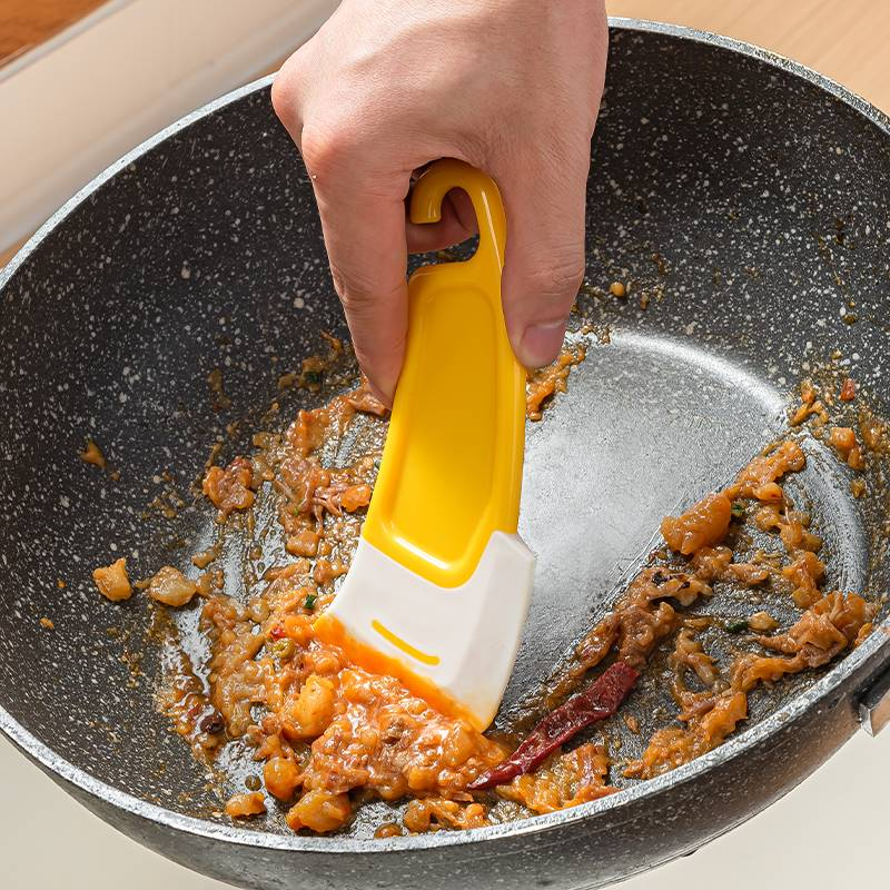 silicone spatula and scraper set, view 3 - MRSLM
