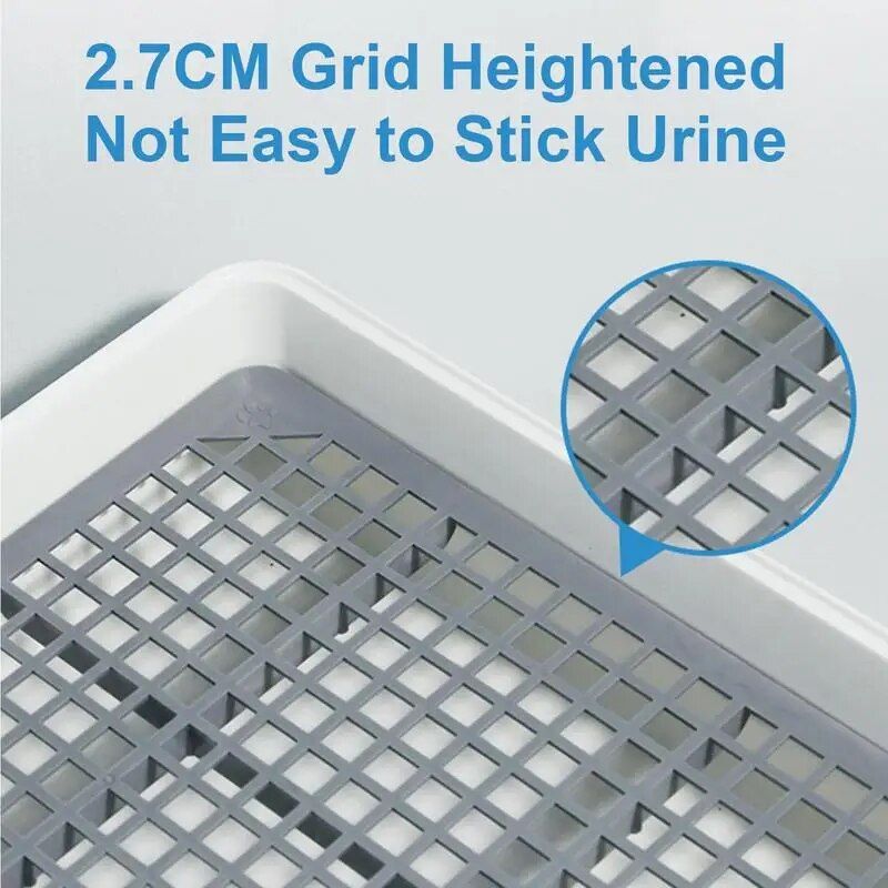 compact indoor puppy potty tray, view 6 - MRSLM